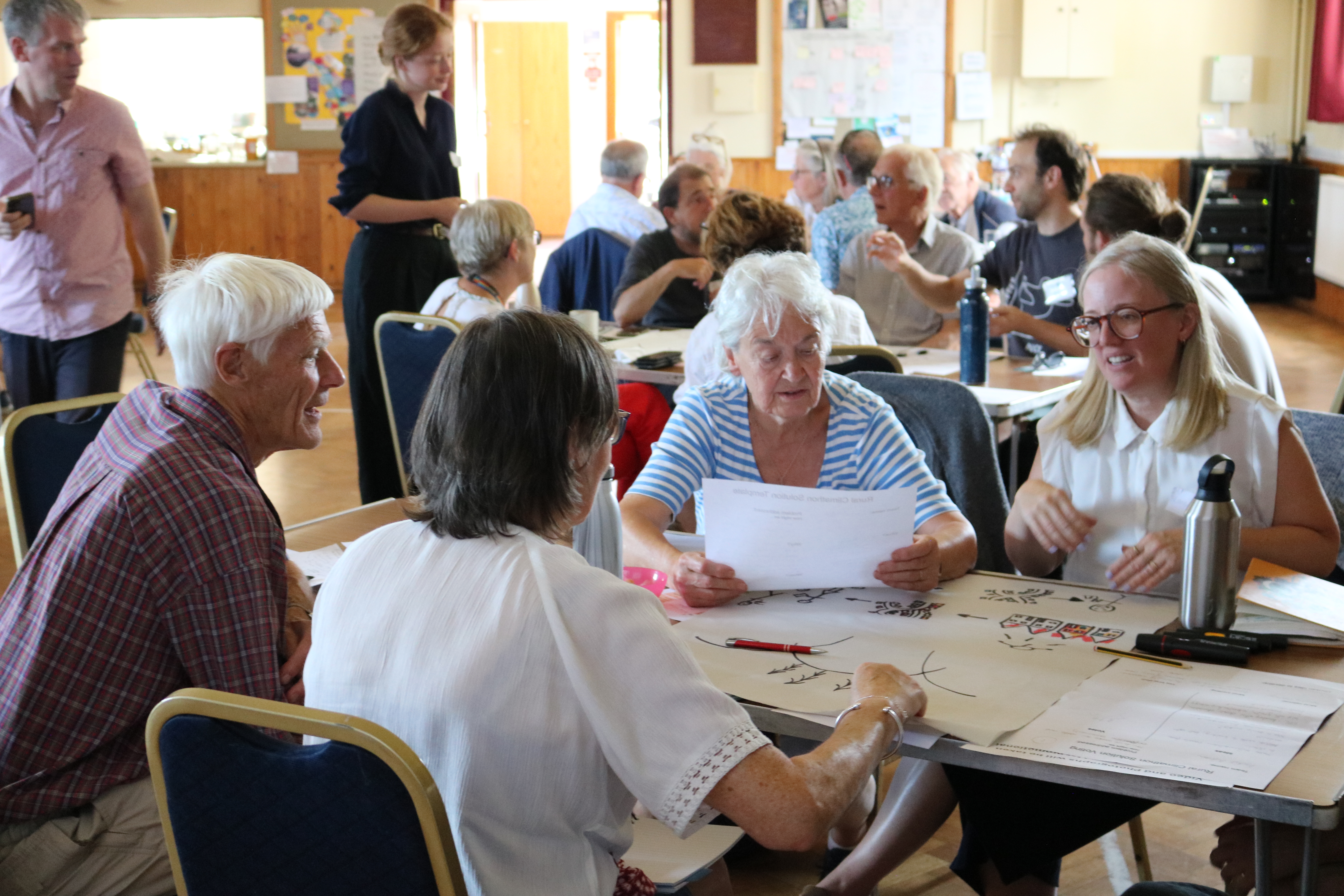 Residents of Brailes village working together at the first event on 6 July 2026.