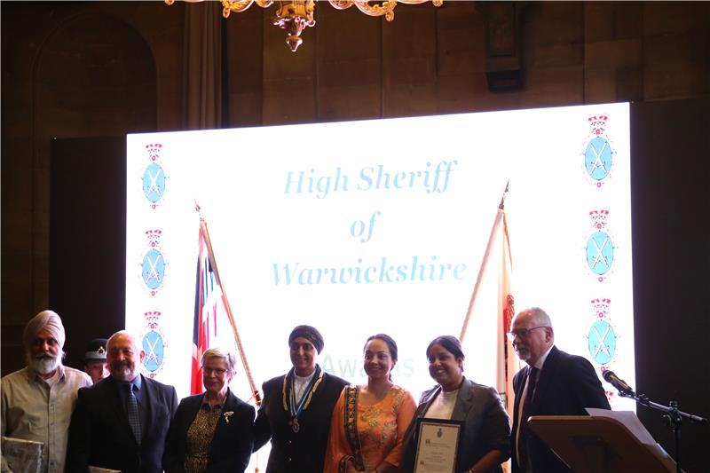High Sheriff honours local heroes making a difference across Warwickshire