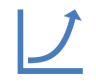Chart going up icon