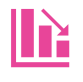 Chart going down icon