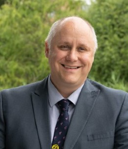 John Coleman stood outside