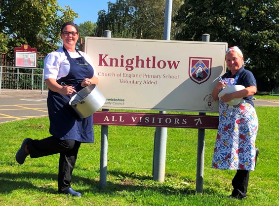 Knightlow Primary School catering team