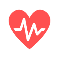 Heart with pulse icon