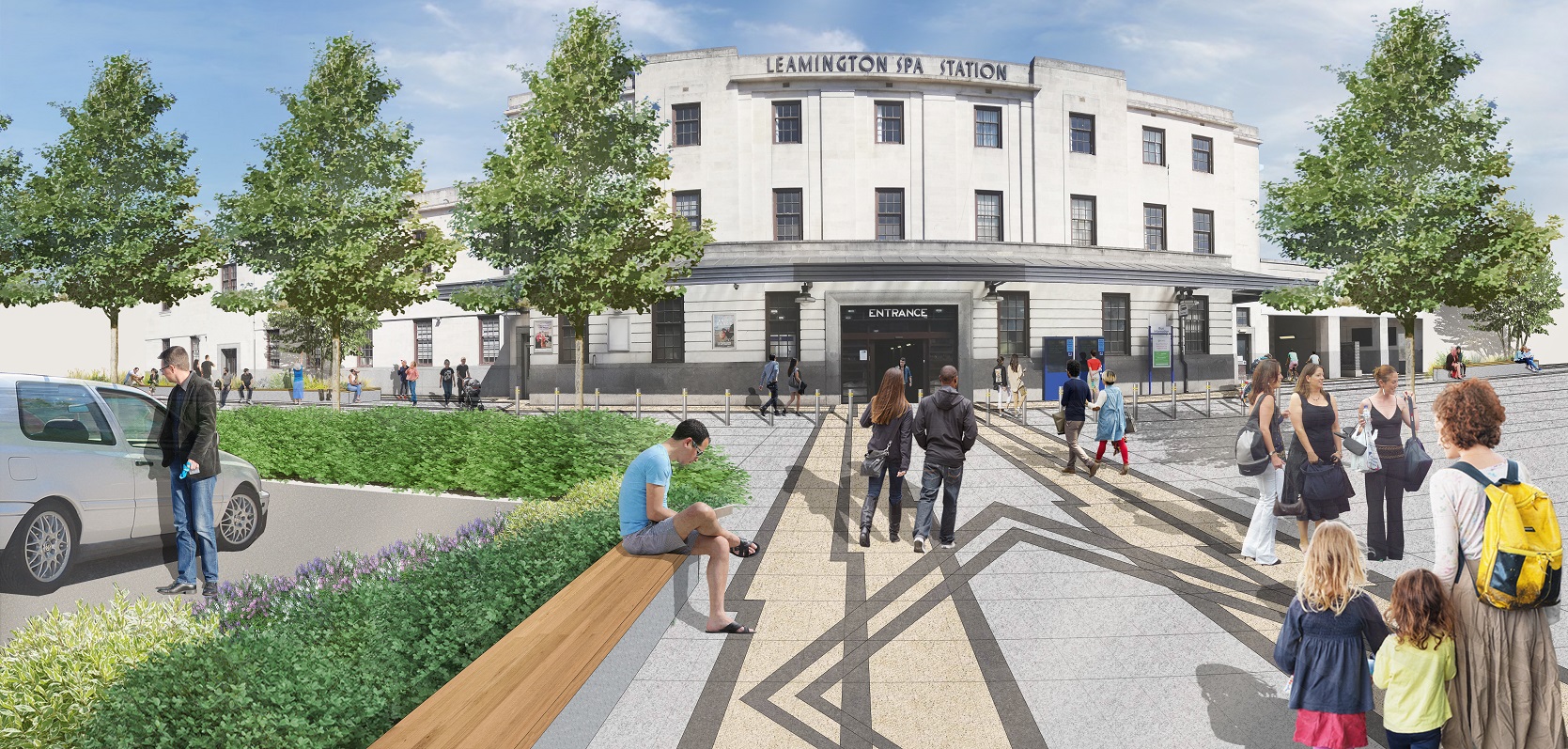 Leamington Spa Station_Front Visualisation