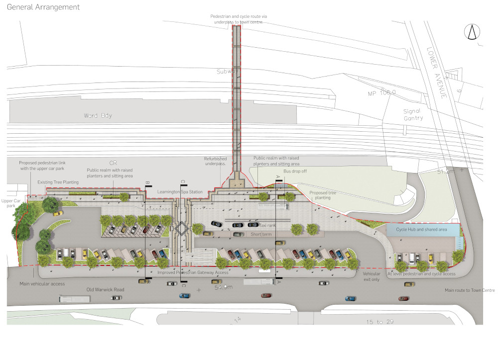 Leamington Spa Station improvement scheme Warwickshire County Council