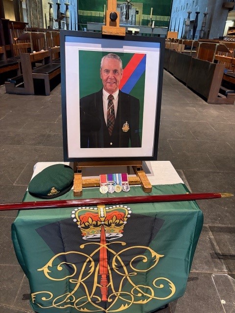 Photo of the memorial for Len Hardy