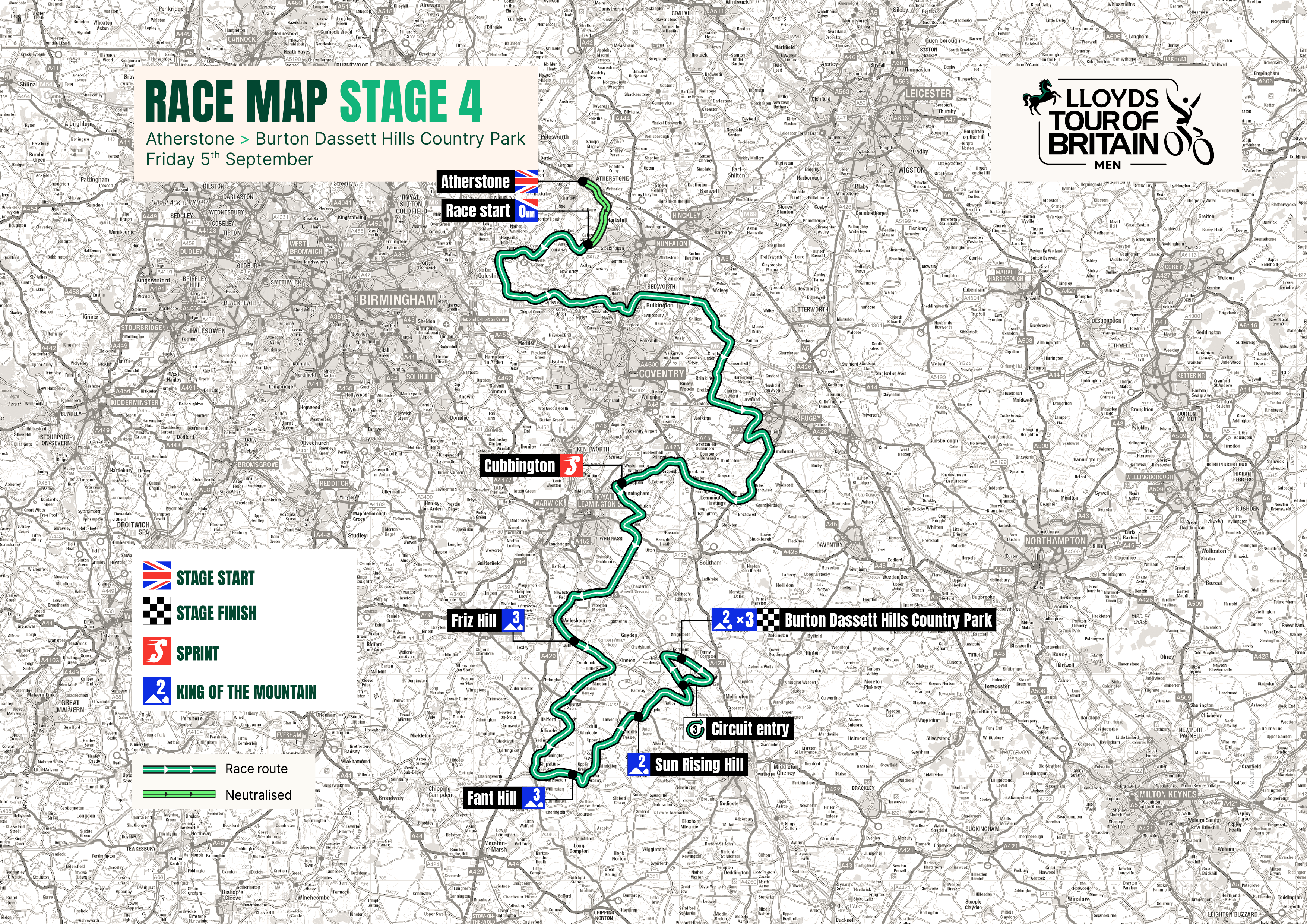 Lloyds Tour of Britain Men: Warwickshire Stage