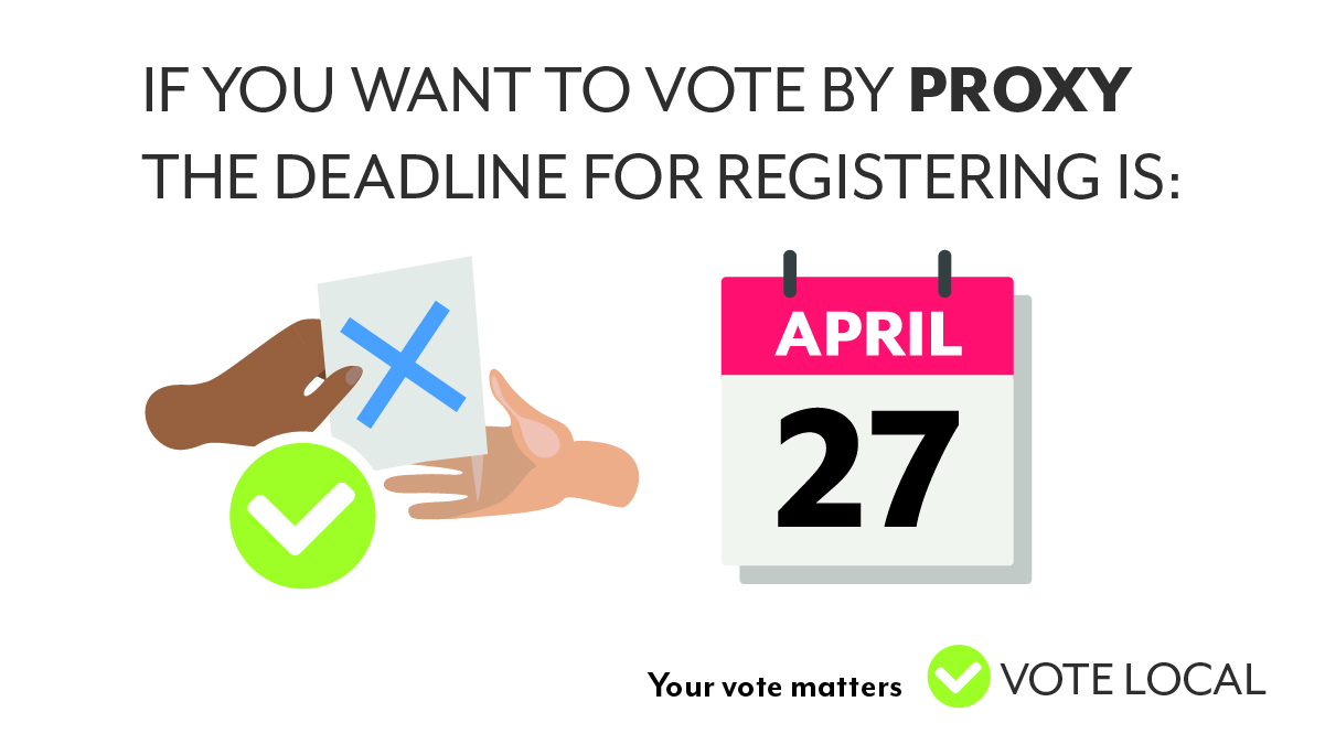 Dont Miss Your Chance To Vote By Proxy Warwickshire County Council