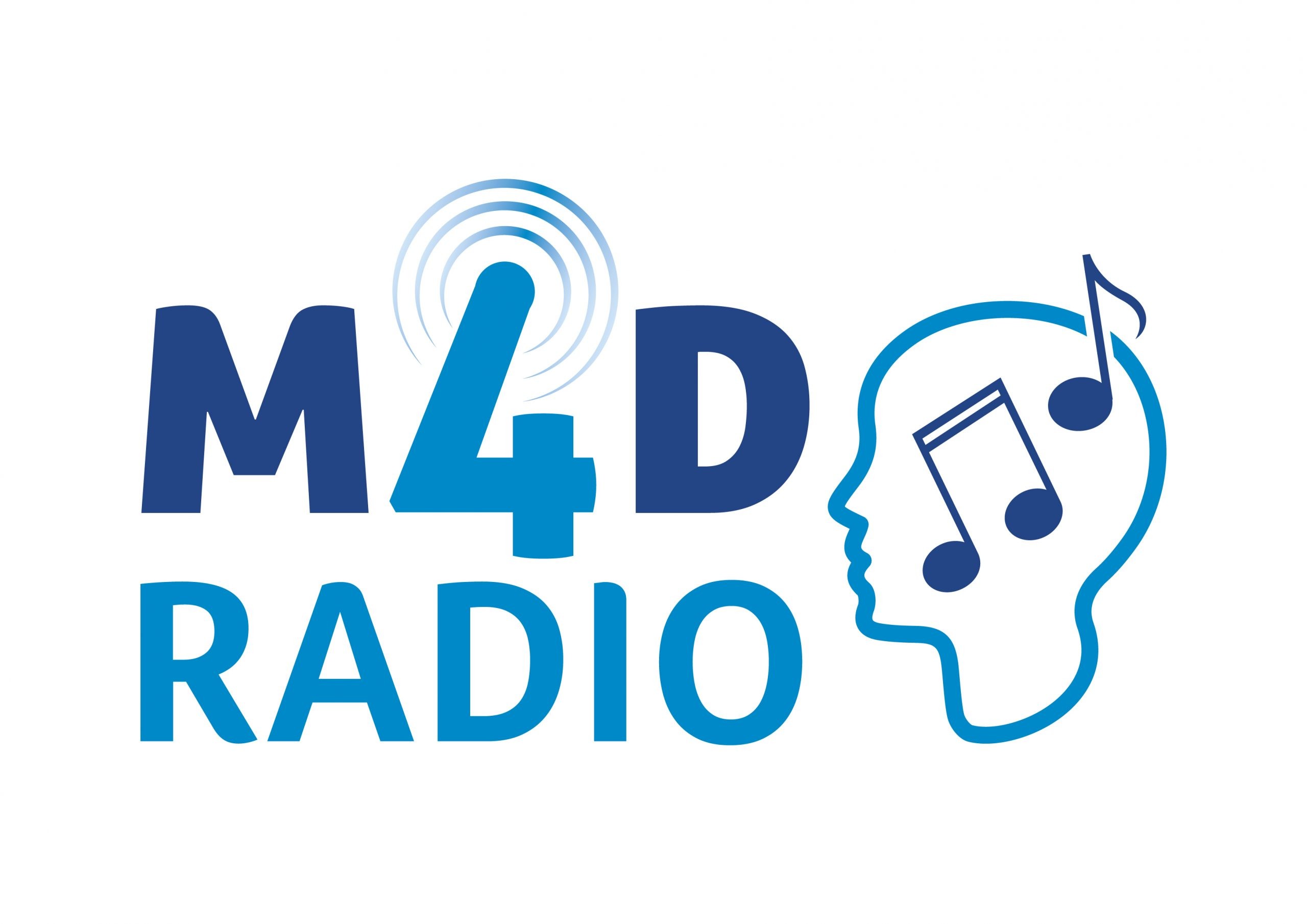 Music for Dementia (M4D) radio logo