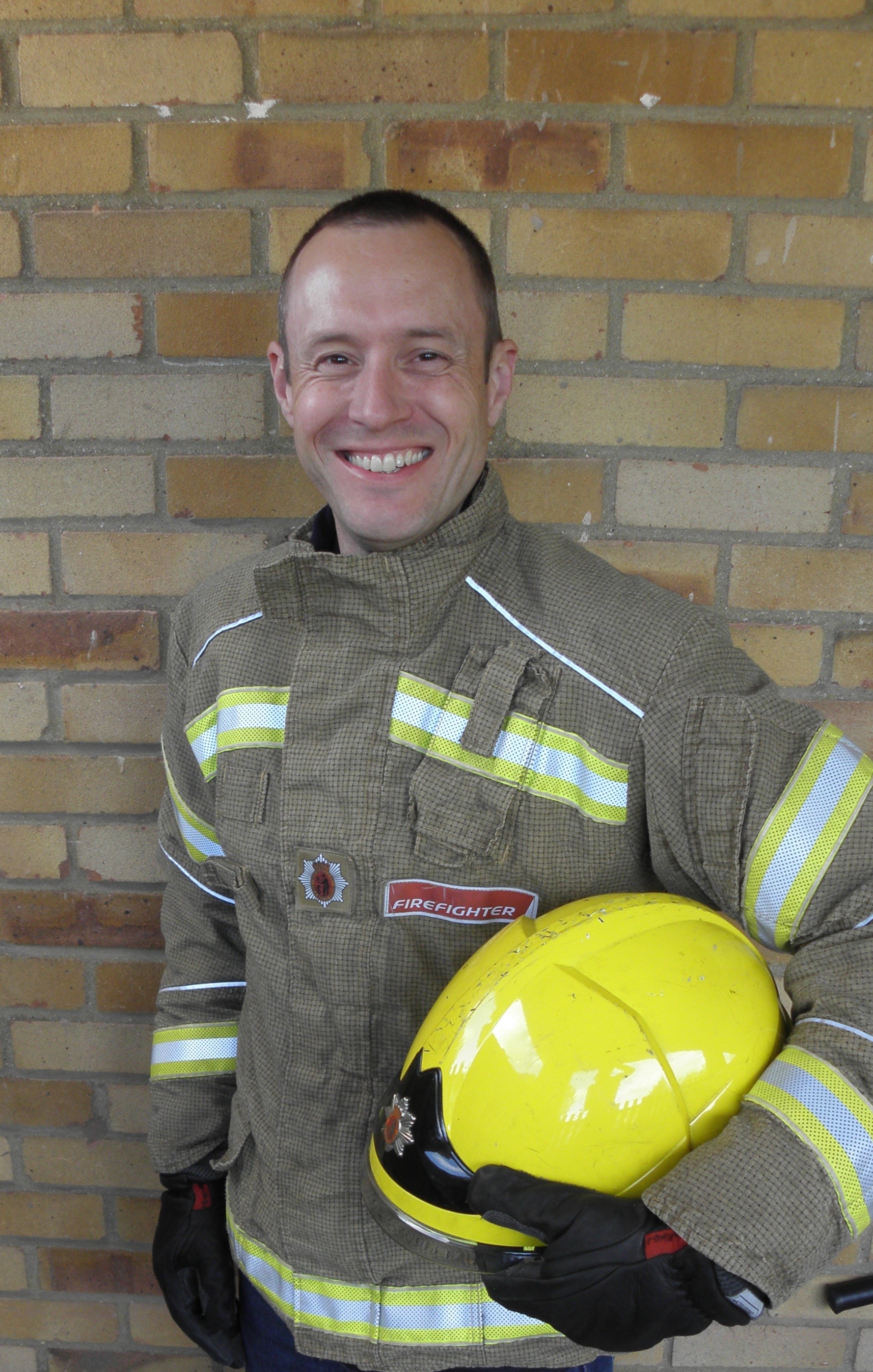 A photo of firefighter, Matthew Brand WFRS