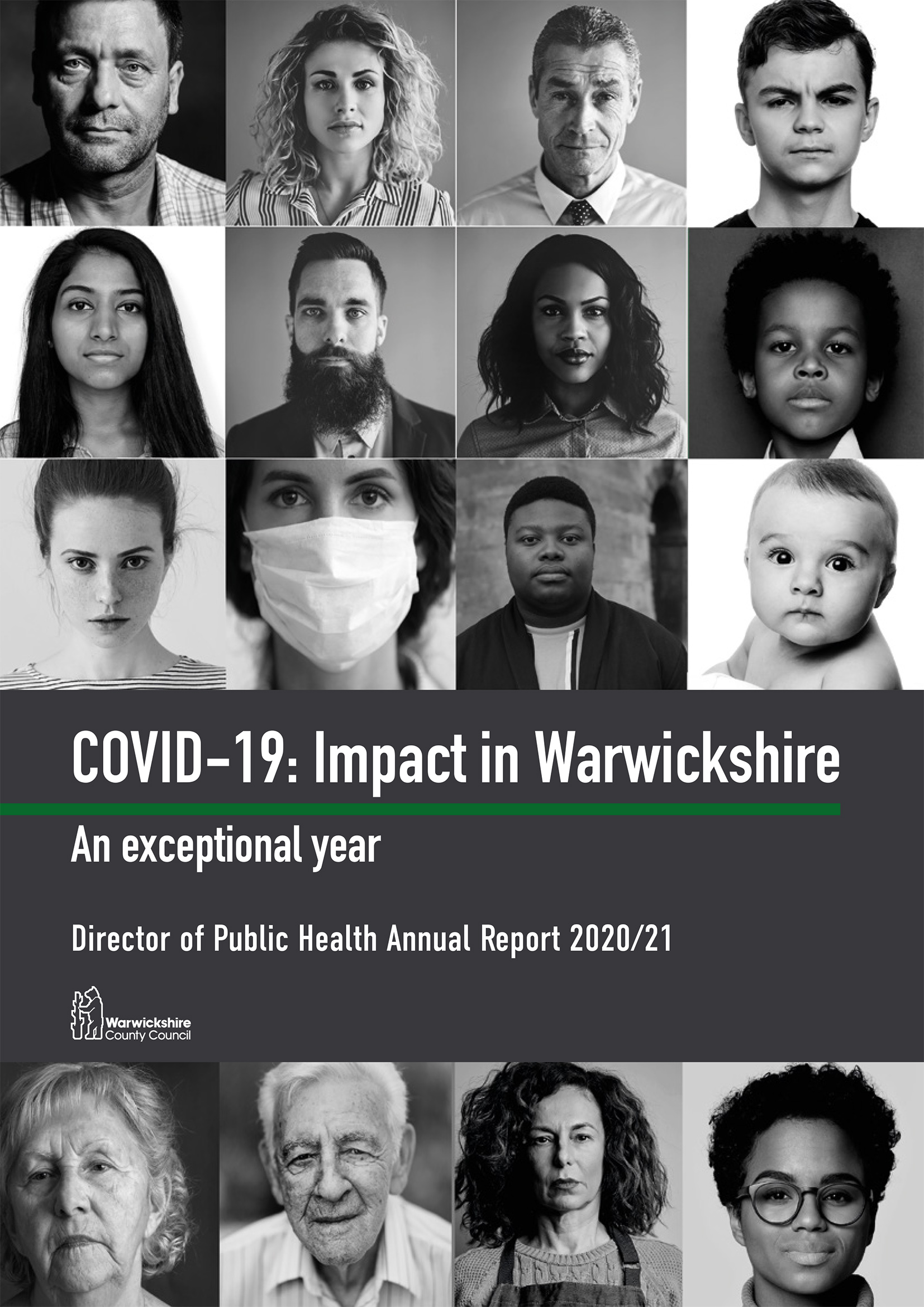 Covid-19: Impact in Warwickshire online report cover