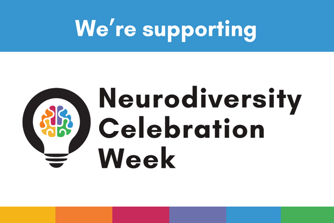 We're supporting Neurodiversity Celebration Week