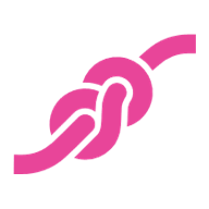 Rope with knot icon