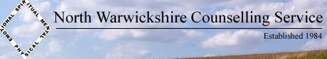 North Warwickshire Counselling Service ribbon from homepage on their webpage