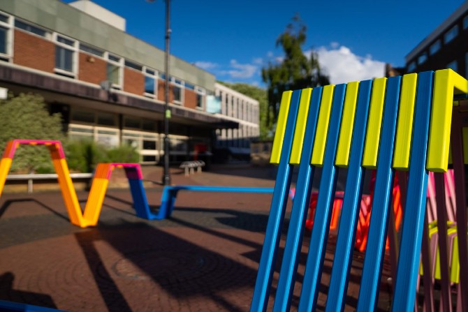 Nuneaton Weave sculpture