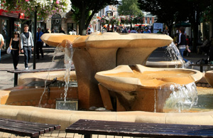 Fountain in Nuneaton town centre