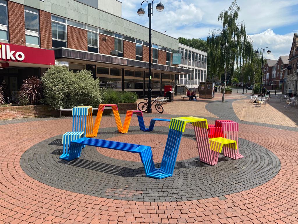 Nuneaton Weave art installation