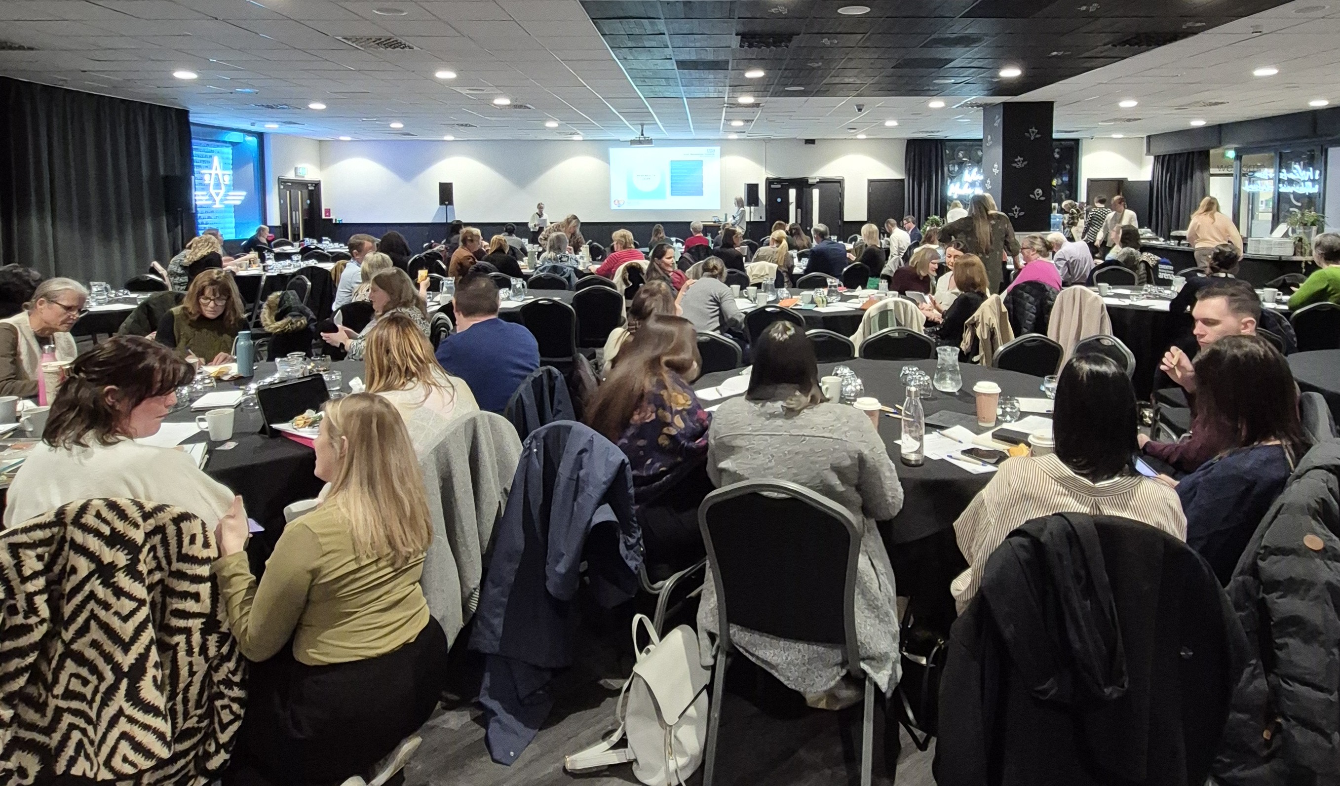 Conference room full of attendees at the Coventry and Warwickshire PINS Conference 2026