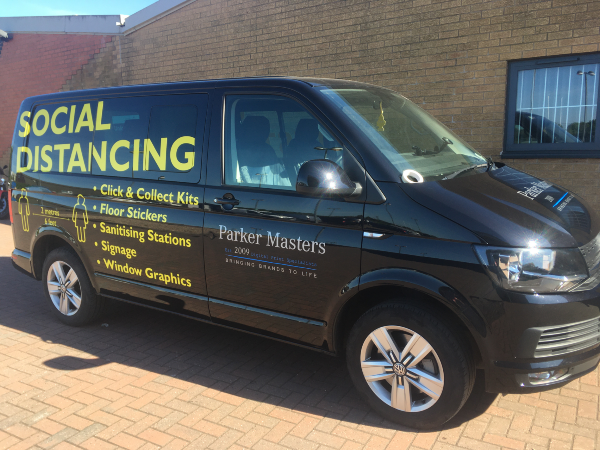 parker masters social distancing van