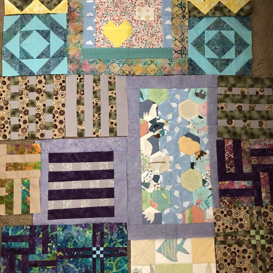 A selection of patchwork techniques