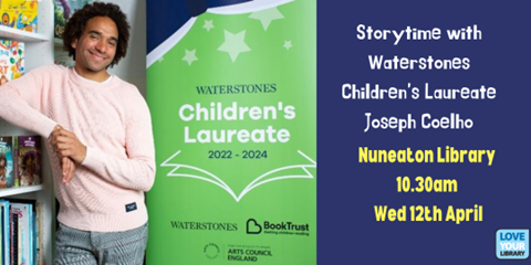 Waterstones Children’s Laureate Joseph Coelho