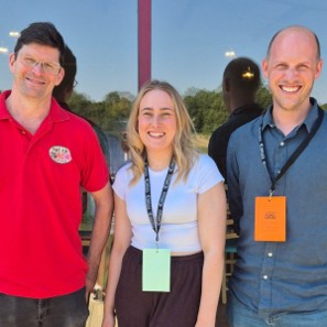 Panel members Christopher Lea, Kiera Slater and Sam Tyler.