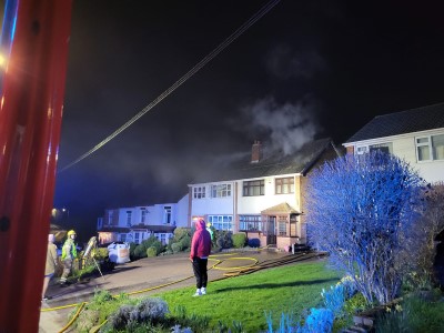 House fire on Plough Hill, Nuneaton