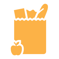 Grocery bag icon