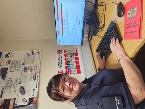 Sarah Shepherd, Prevention Officer at Warwickshire Fire and Rescue Service