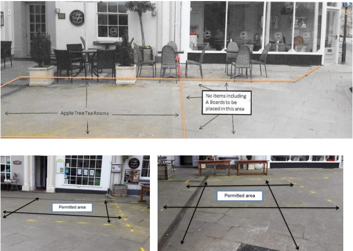 The Apple Tree Tearooms Permitted Area