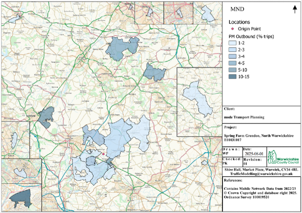 Mobile Network Data - shaded example