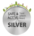 Silver Active Travel Award medal