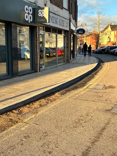 St John's pavement work