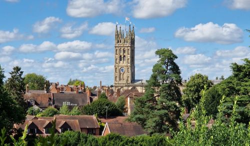 View of St Marys Church Warwick