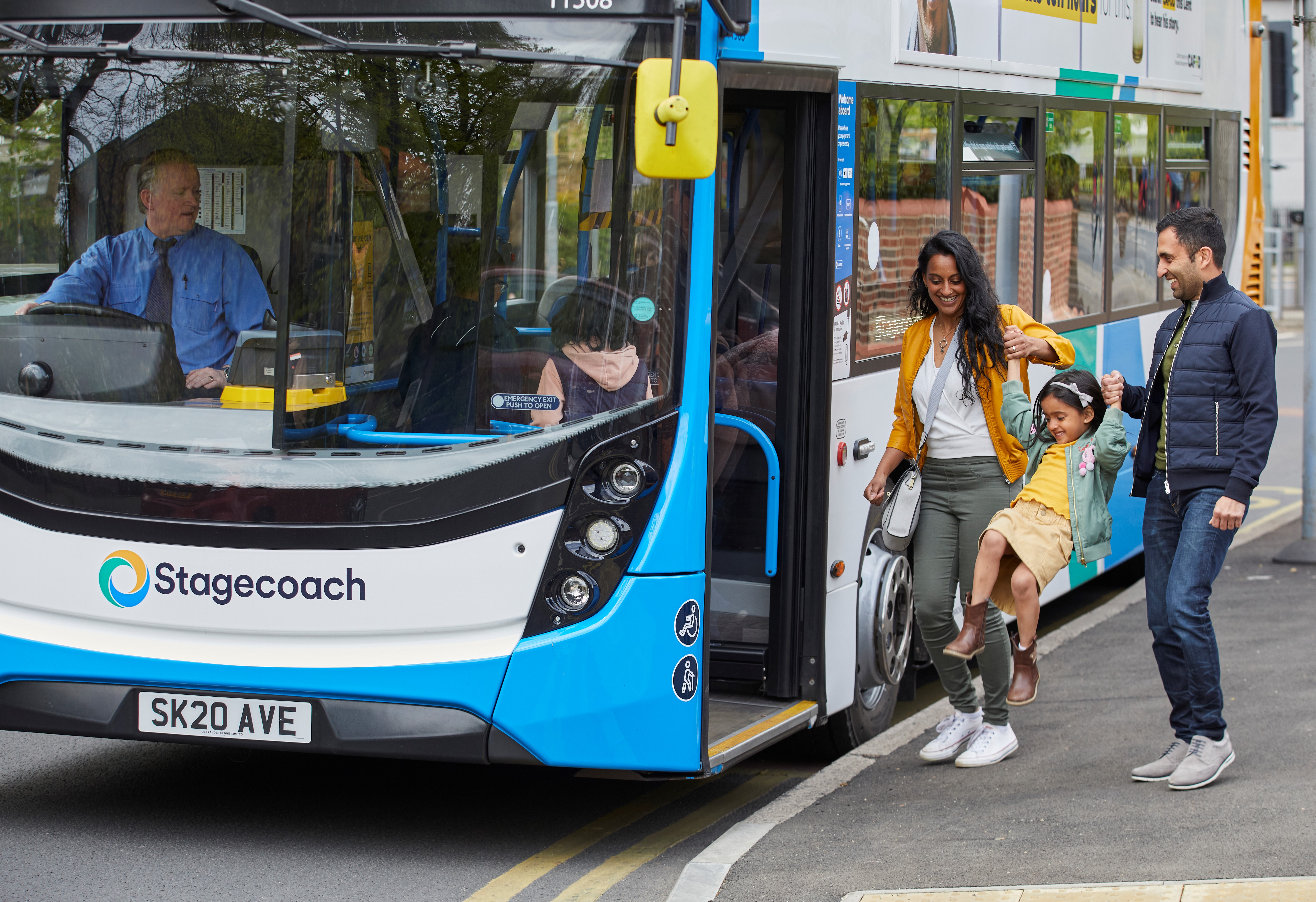 Choosing bus travel around 
Warwickshire is now cheaper