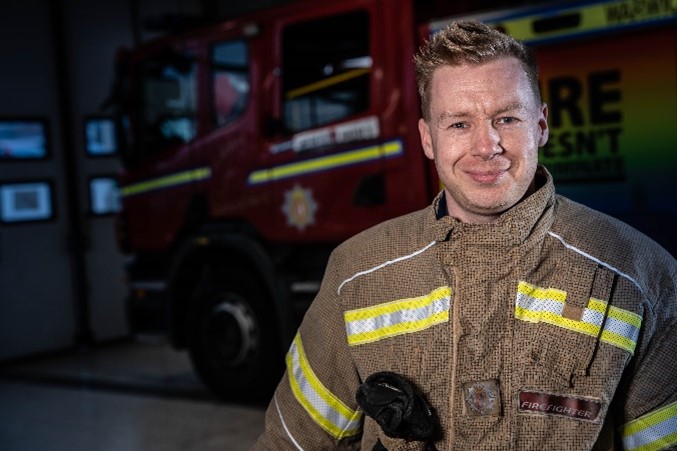 Image of Stuart Shearsby, WFRS on call firefighter