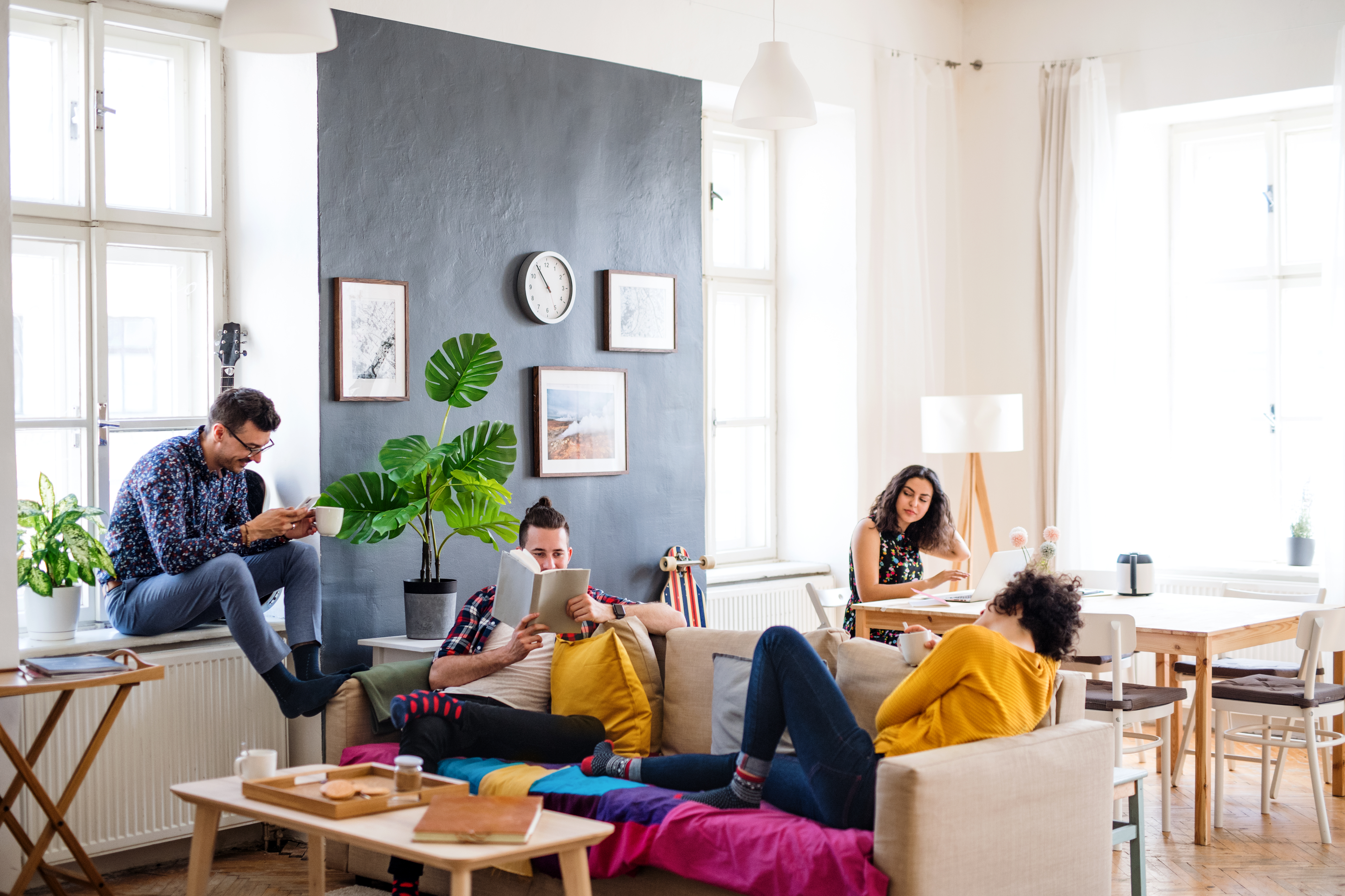 Students in a house share