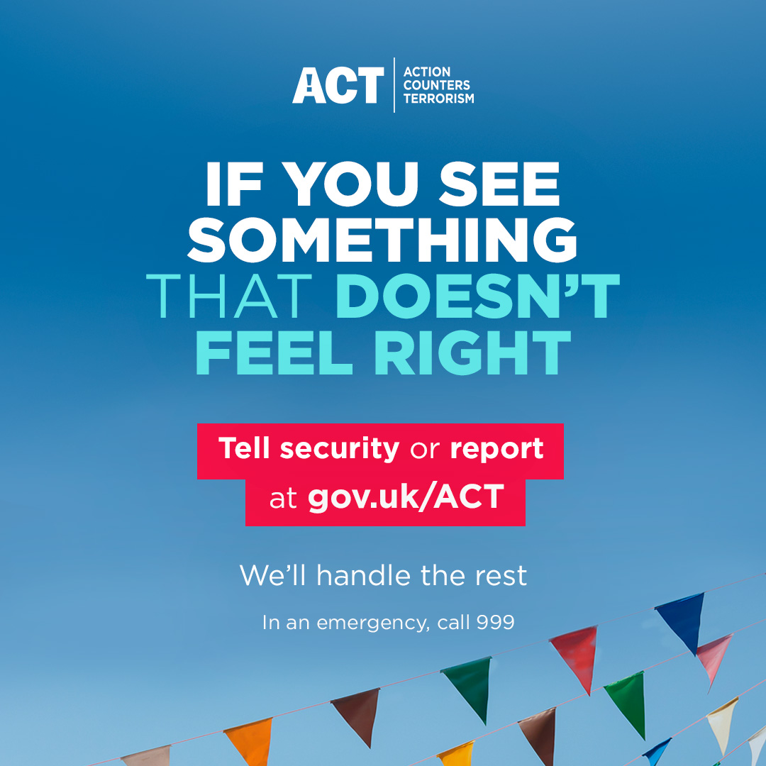 Counter Terrorism Summer Vigilance campaign