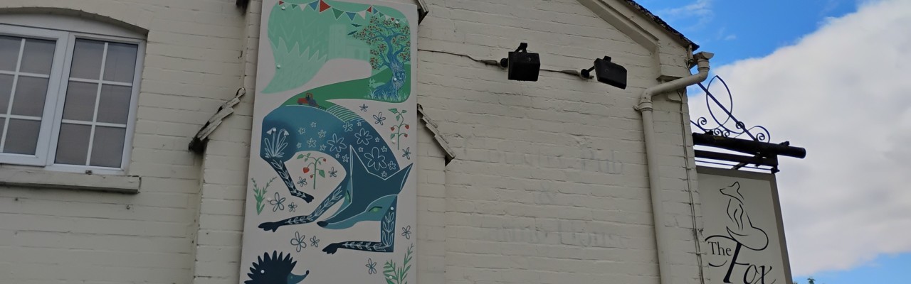 A side view of the Fox at Loxley