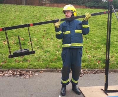 Tony on assessment day