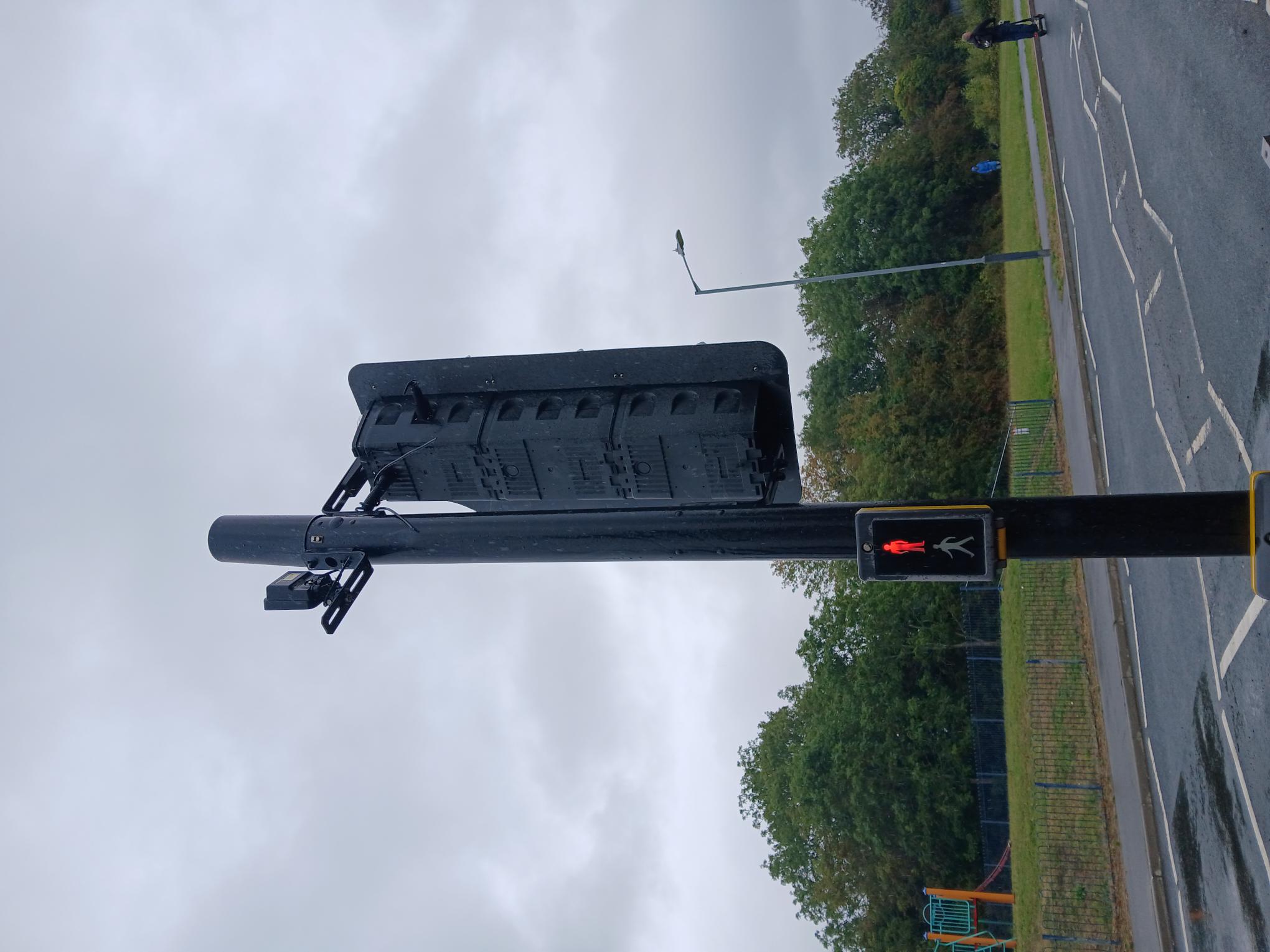 Traffic camera vandalism