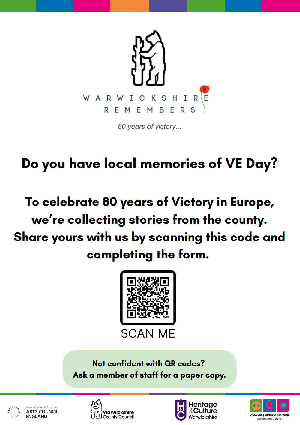 VE Day QR code