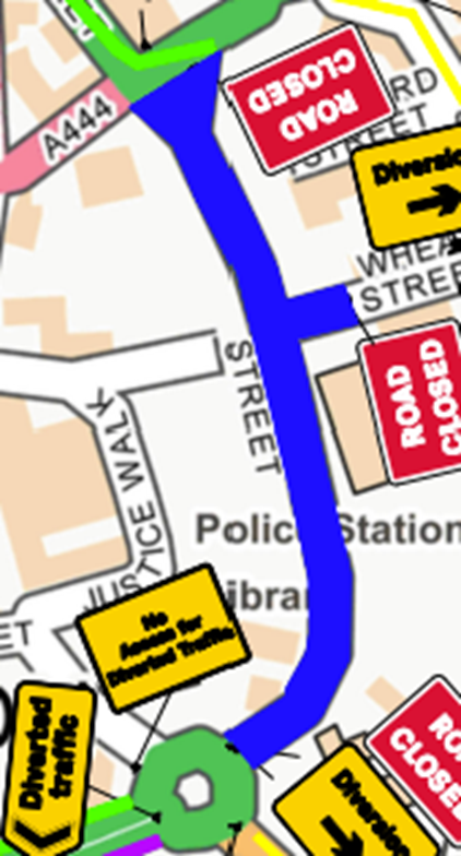 Vicarage street night time closures