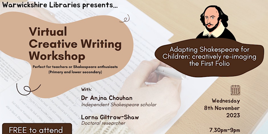 virtual creative writing session