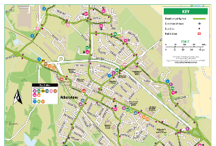 Atherstone bus route map