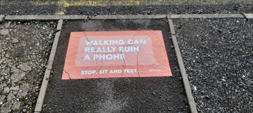 Walking and Texting Campaign 2023