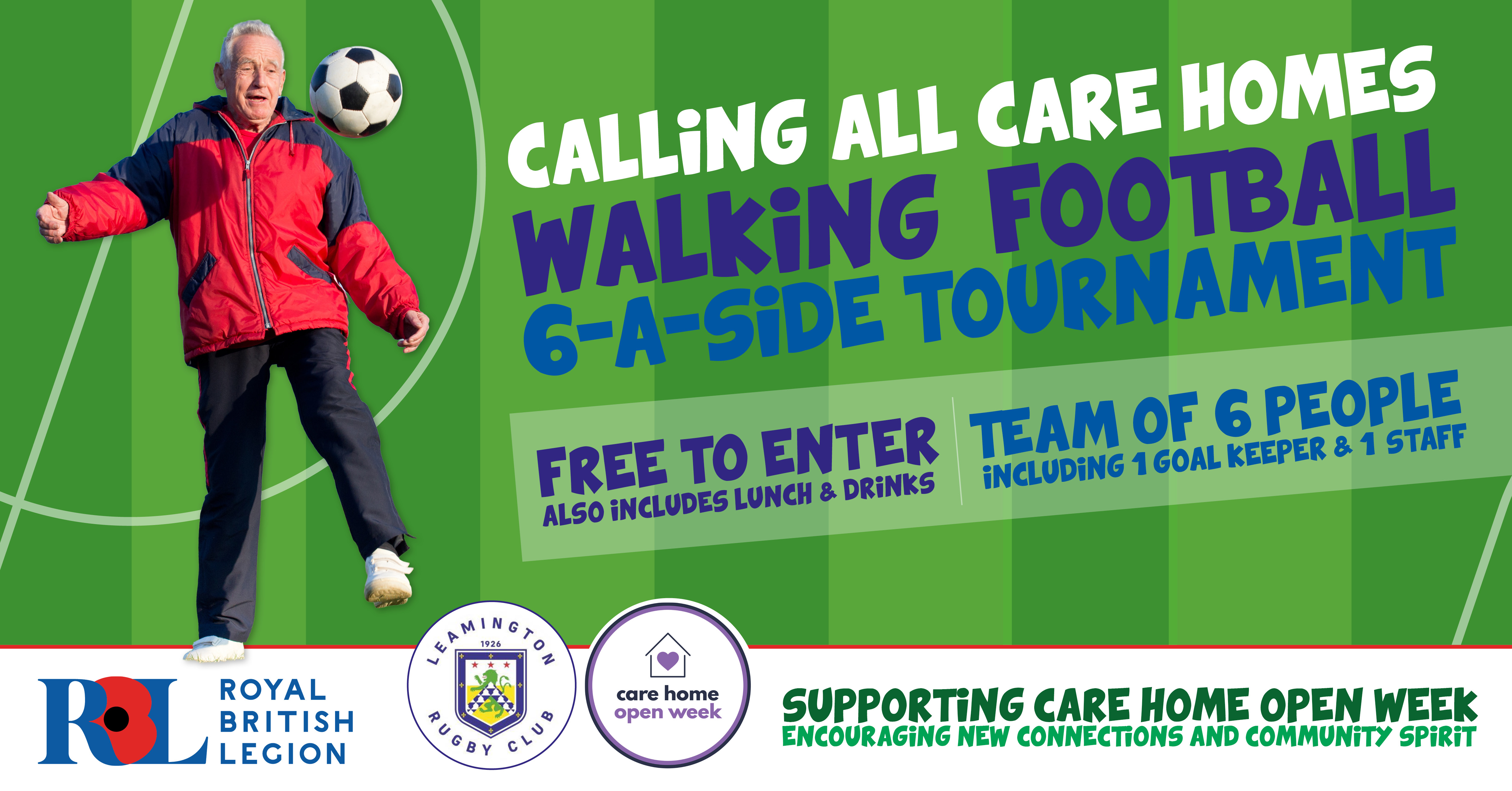 Walking Football event poster
