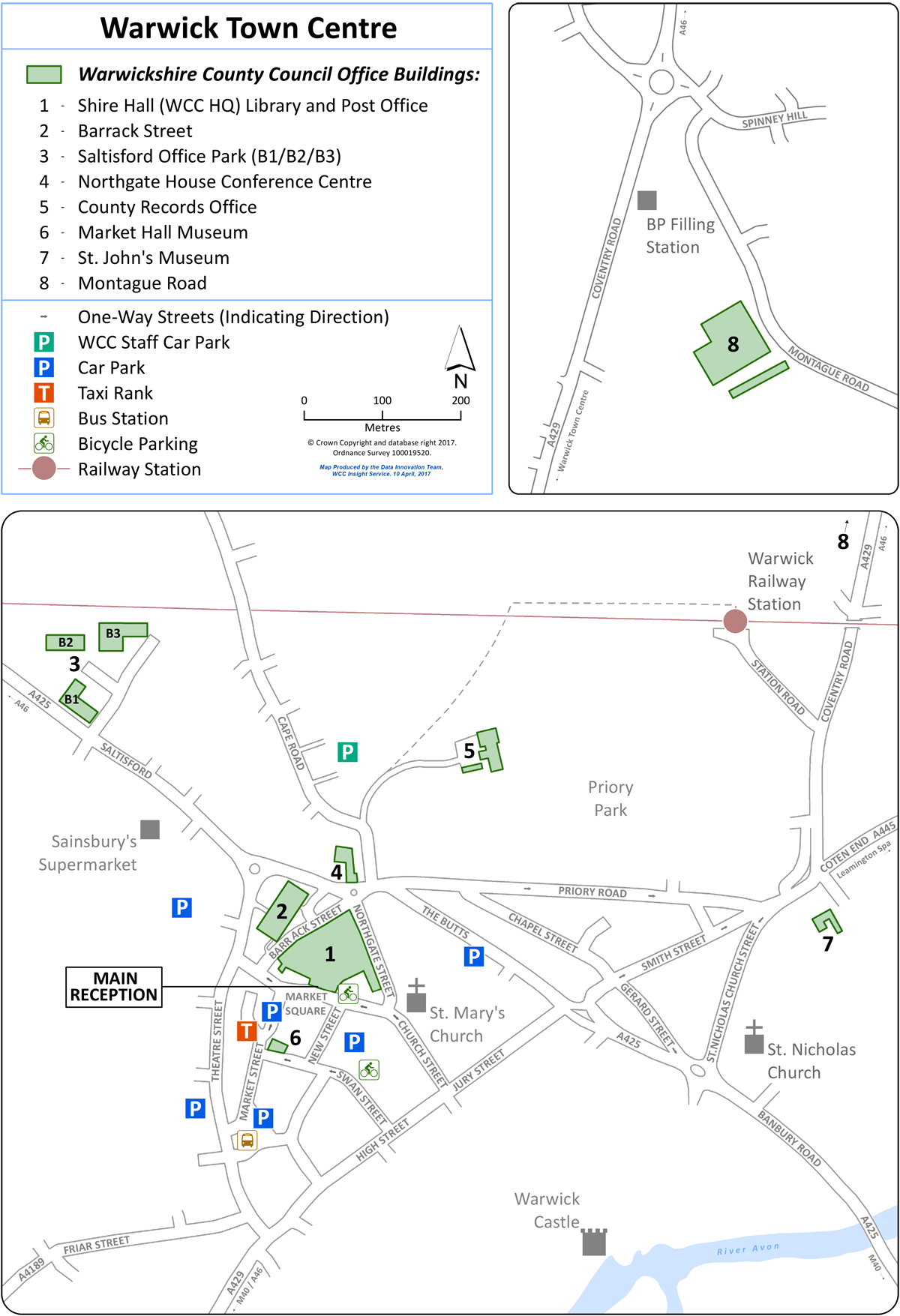 Contact details and office locations – Warwickshire County Council