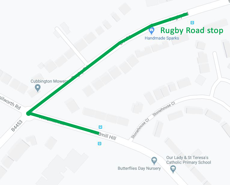 Welsh road closure windmill hill alt stop