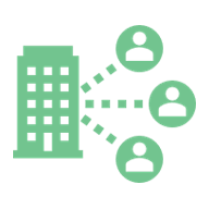 Remote working icon